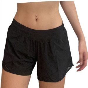 Lulu Lemon black running shorts